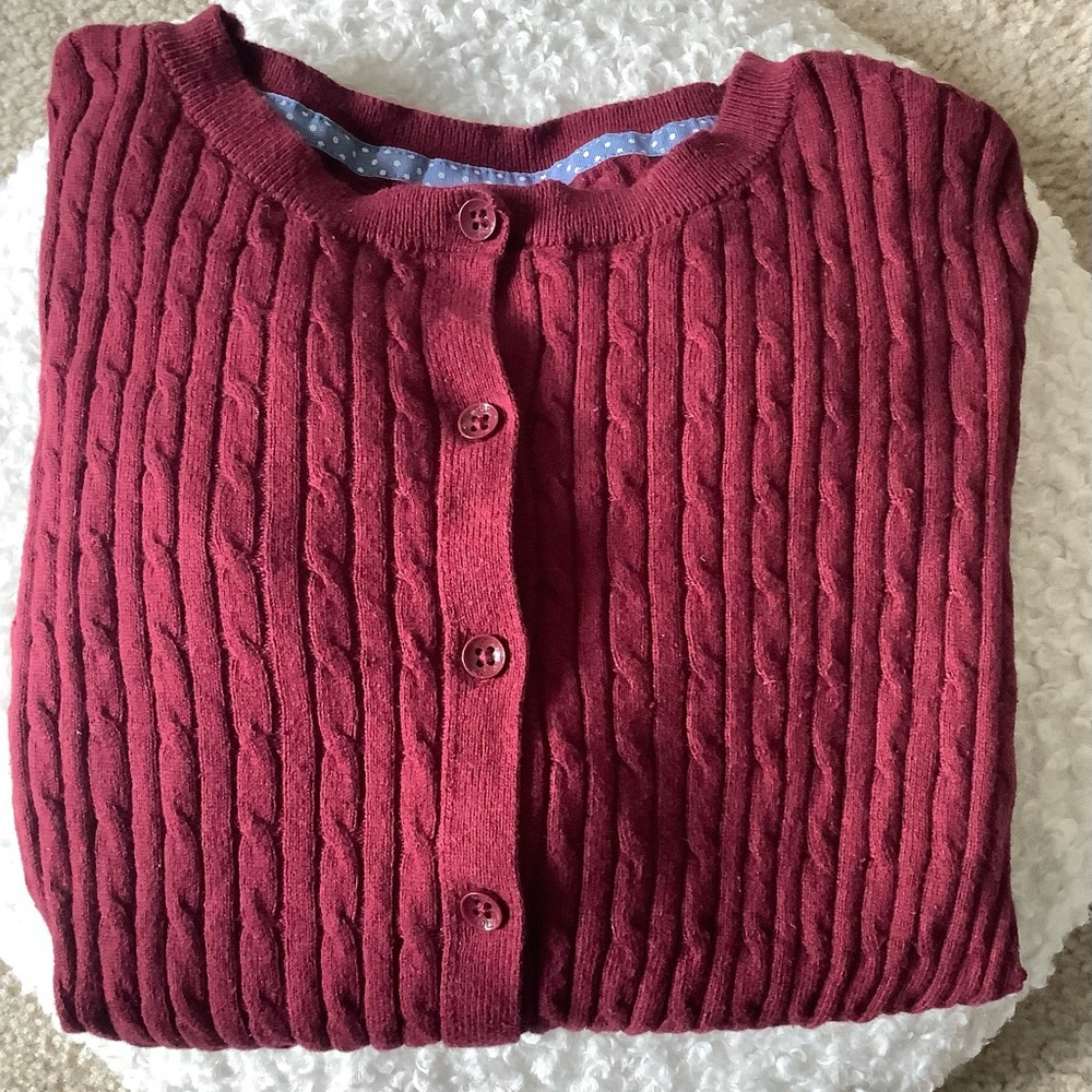 GAP Kids Burgundy School Cardigan - Picture 7 of 7
